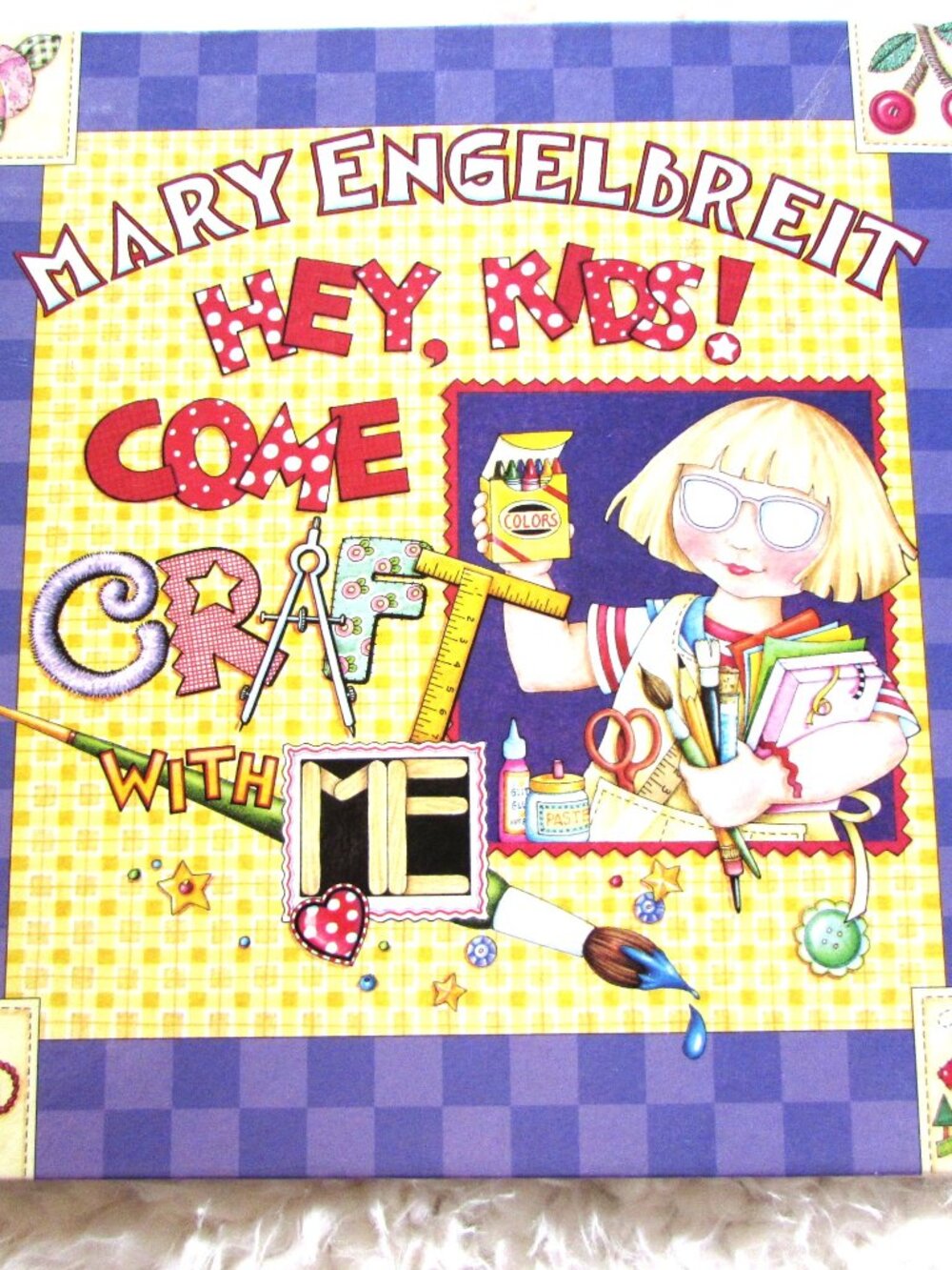 Hey Kids Come Craft With ME Mary Engelbreit 1999 Spiral Hardcover